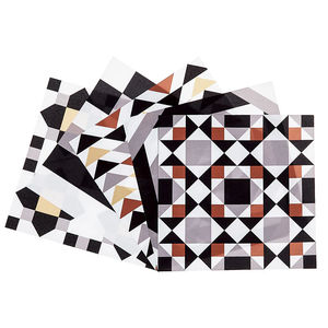 Missouri Star Iron-on Patchwork Quilt Blocks - 10" x 10" Neutral 5pk