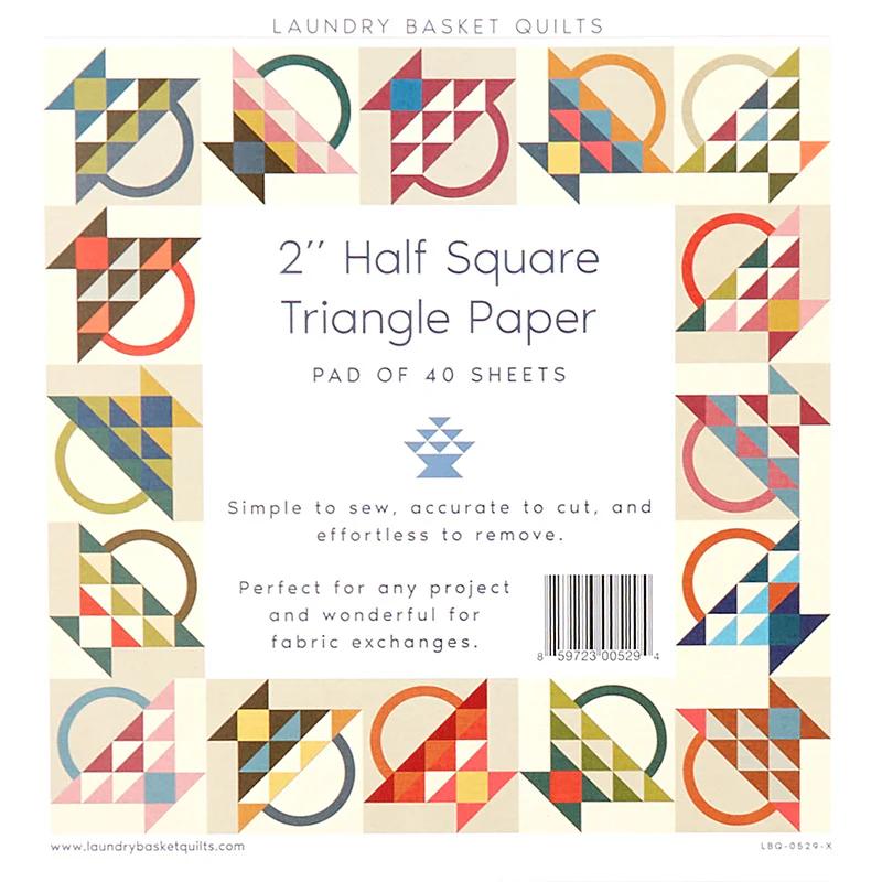 2" Finished Triangle Paper for 10" Squares