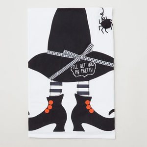 Witch Hat Tea Towel