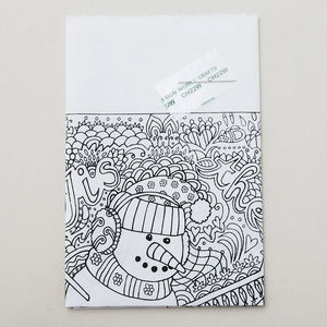 Zenbroidery Christmas Snowman Embroidery Kit