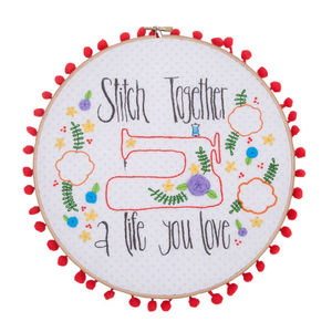 Amy Chapell's Stitch Together a Life You Love Embroidery Kit