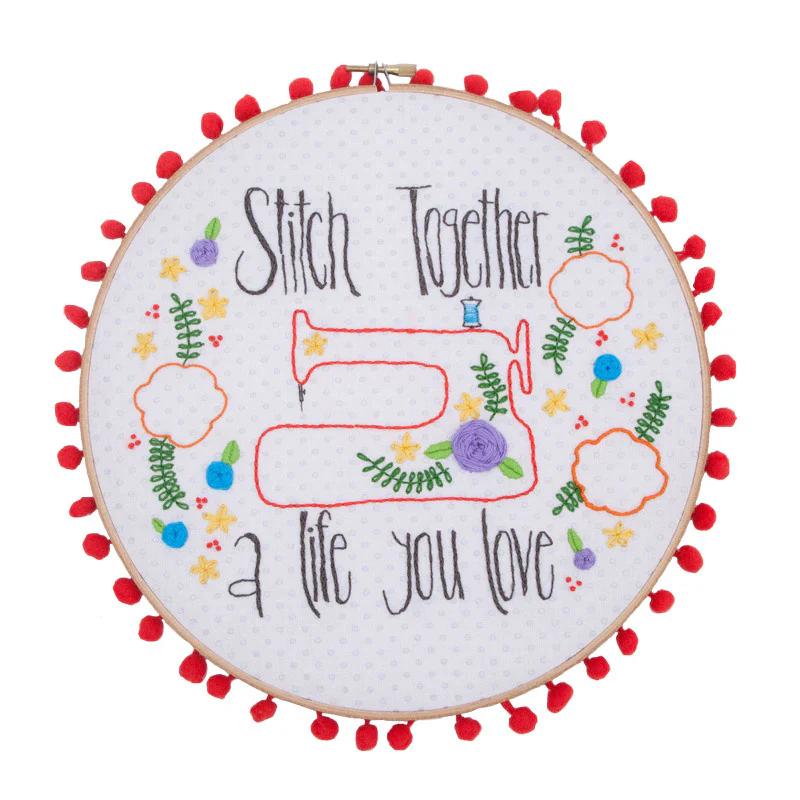 Amy Chapell's Stitch Together a Life You Love Embroidery Kit