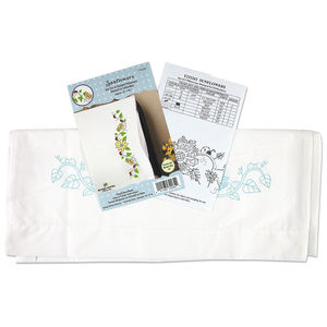 Sunflowers Embroidery Pillowcase Set