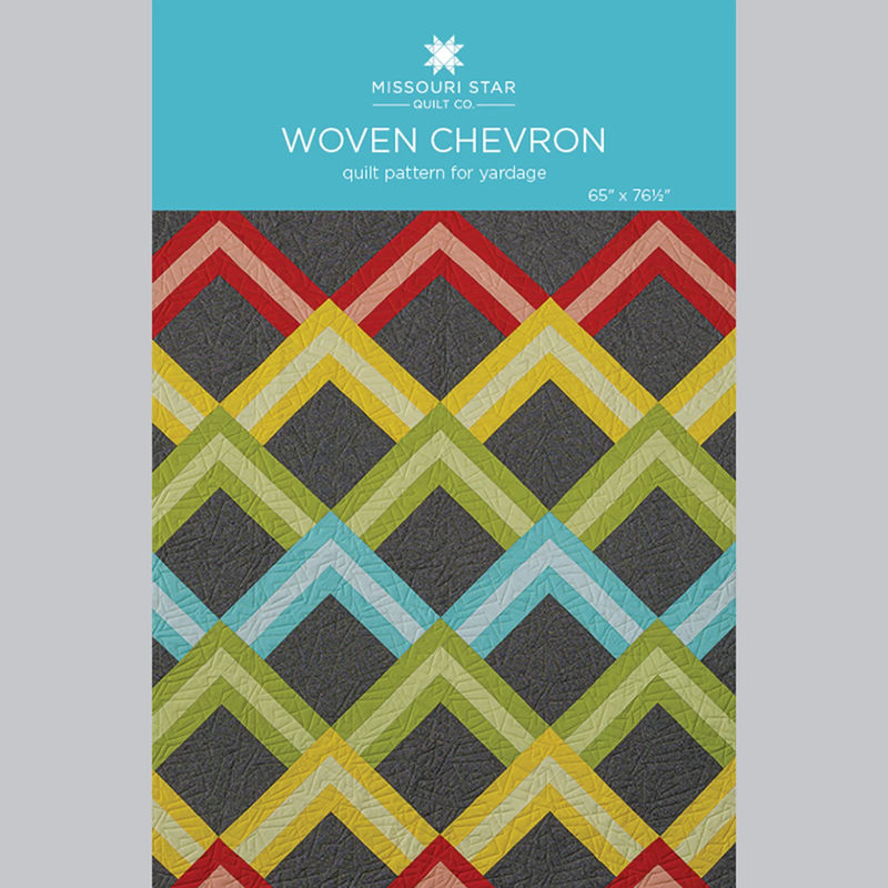 Woven Chevron Quilt Pattern by Missouri Star