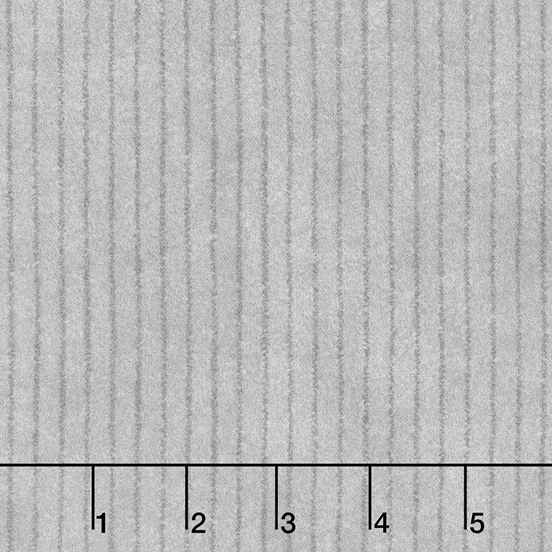 Woolies Flannel - Stripe Pewter Yardage