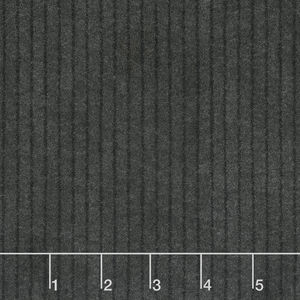 Woolies Flannel - Stripe Charcoal Yardage