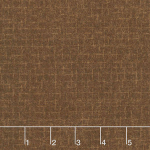 Woolies Flannel - Crosshatch Brown Yardage