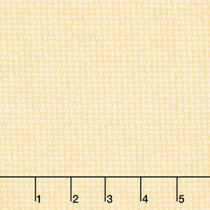 Woolies Flannel - Basket Weave Yellow Yardage