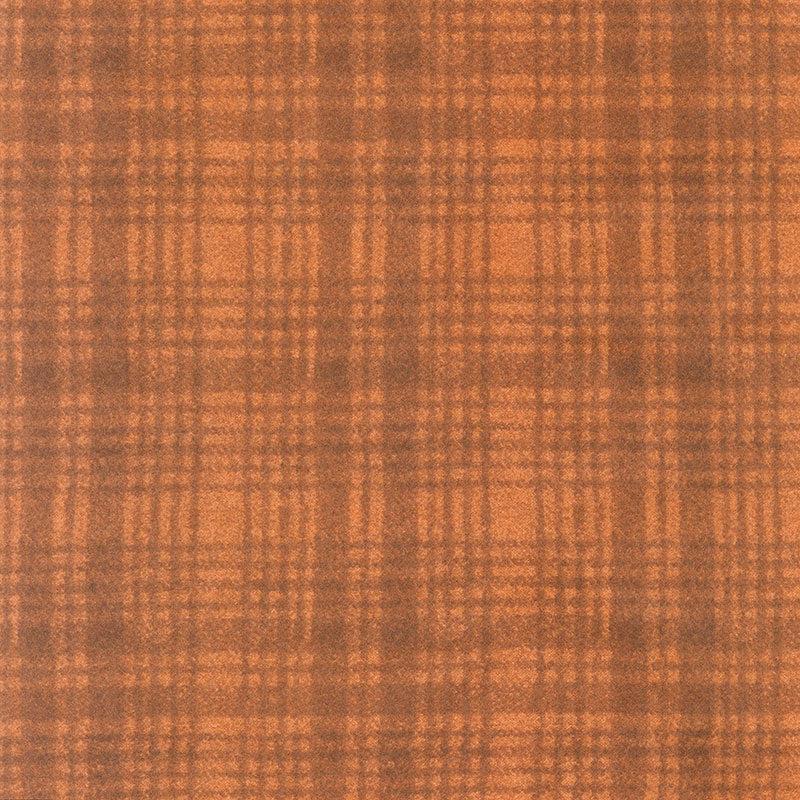 Woolies Flannel - Windowpane Orange Yardage