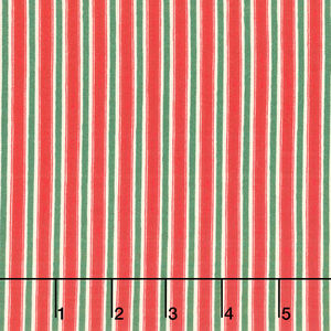 Winter Forest - Stripes Cream Yardage