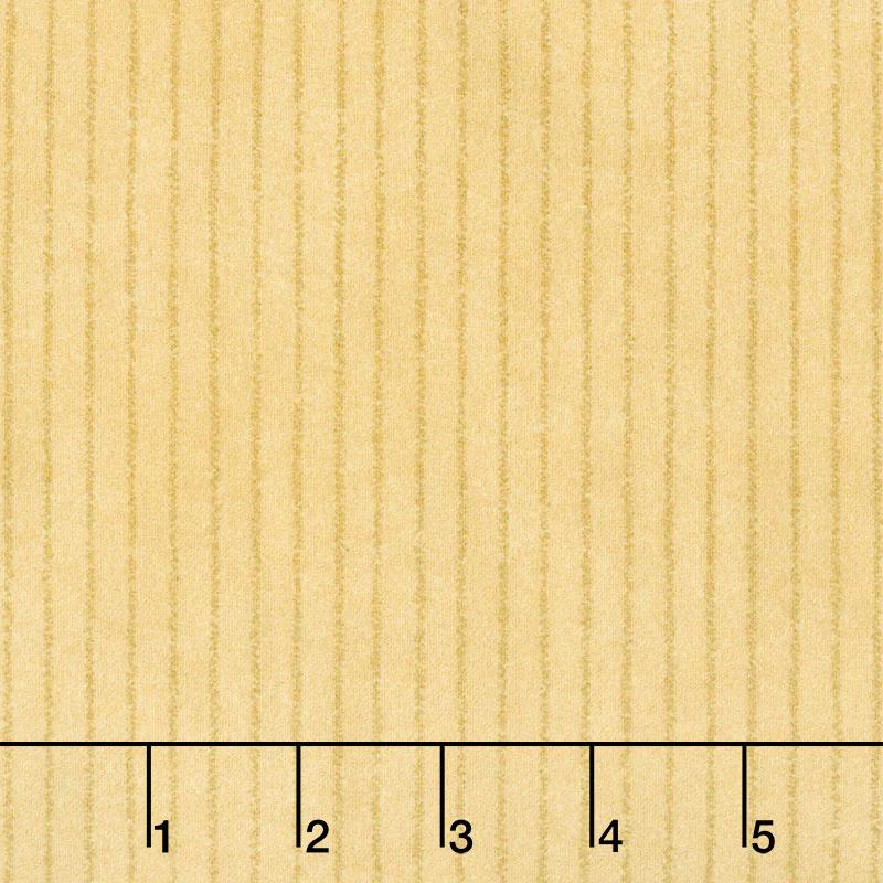 Woolies Flannel - Stripe Yellow Yardage