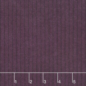 Woolies Flannel - Stripe Deep Purple Yardage