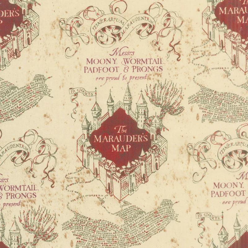 Wizarding World - Harry Potter Marauders Map Yardage