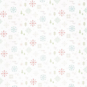 Winter Wonder - Cross Stitch Cream Yardage