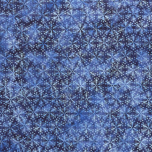 Winter Sky Batiks - Snowflake Hexagon Universe Yardage