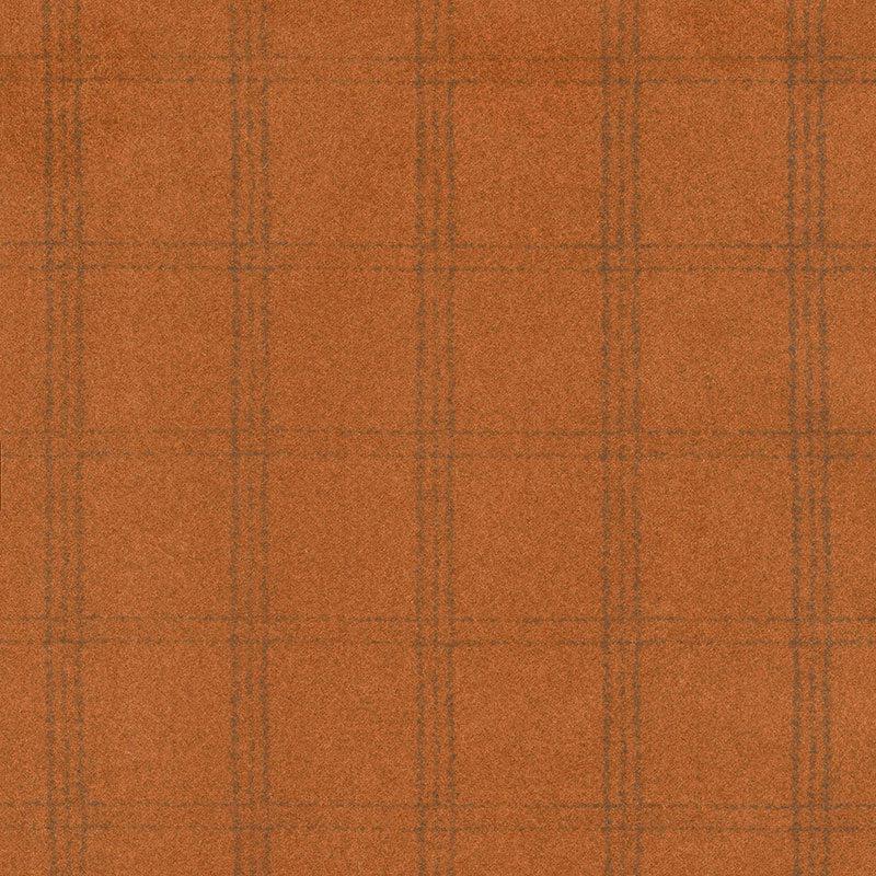 Woolies Flannel - Tartan Grid Orange Yardage