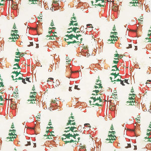 Winter Forest - Scenic Cream Yardage