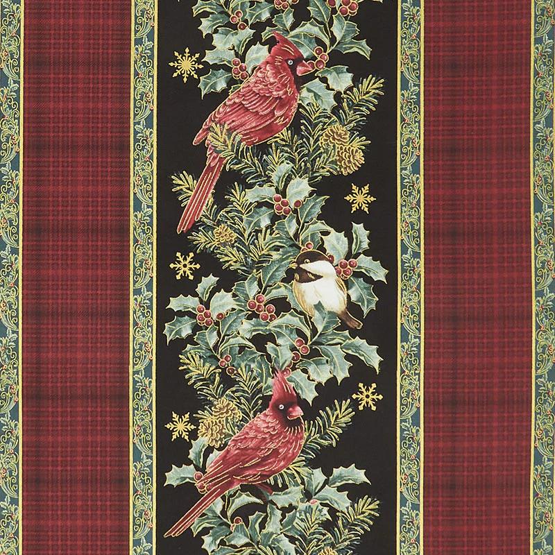 Winter Elegance - Border Stripe Multi Yardage