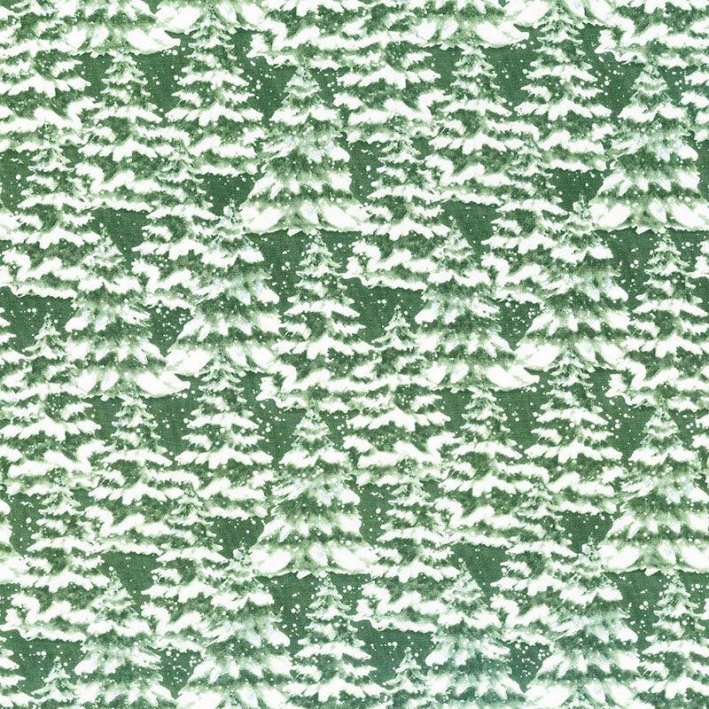 Winter Forest - Trees Green Yardage