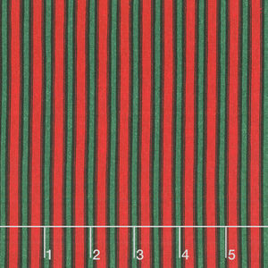 Winter Forest - Stripes Black Yardage