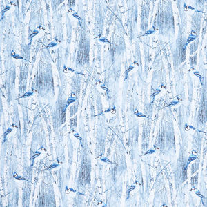 Winter Hike - Winter Blue Jays Blue Yardage