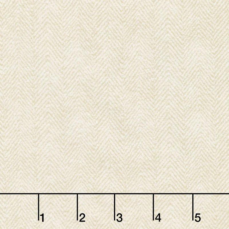 Woolies Flannel - Herringbone Cream Yardage