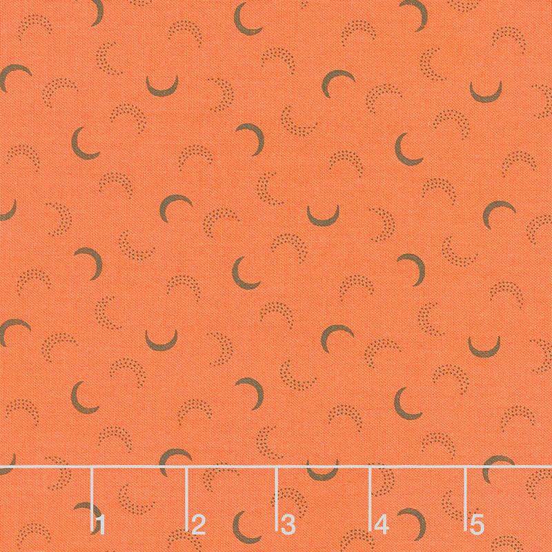 Witchypoo - Crescent Orange Yardage