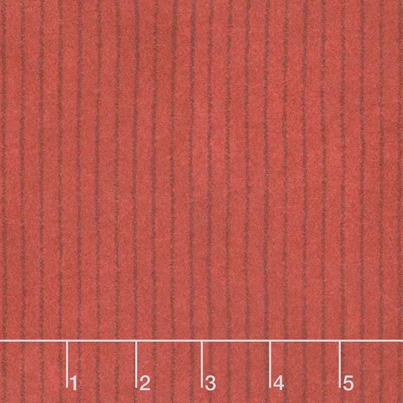 Woolies Flannel - Stripe Red Yardage