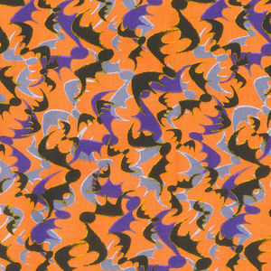 Witchful Thinking - Bats Orange Yardage