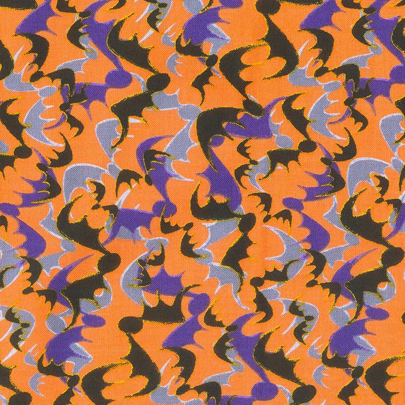 Witchful Thinking - Bats Orange Yardage