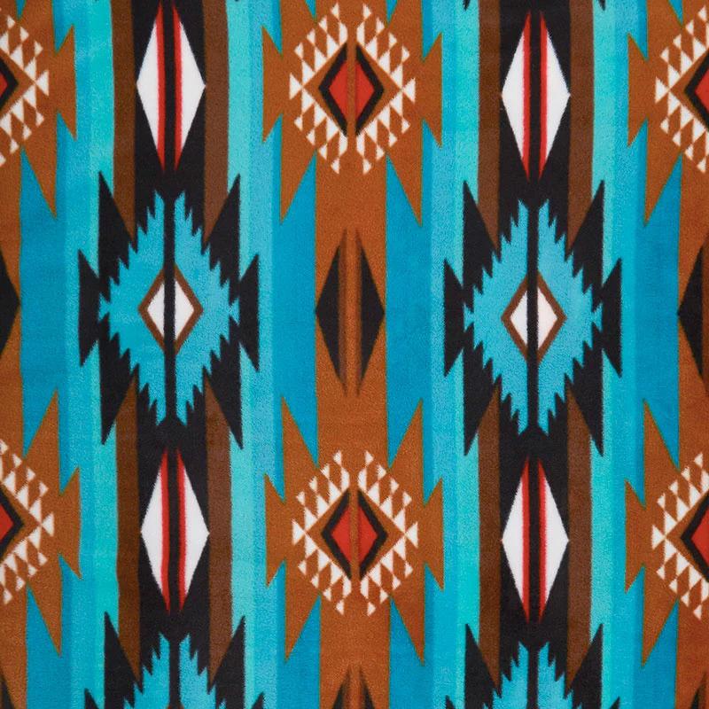 Winterfleece Prints - Raindance Teal Yardage