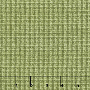 Woolies Flannel - Double Weave Light Green Yardage
