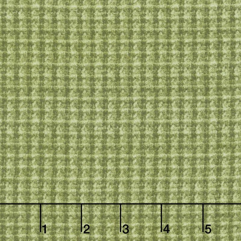 Woolies Flannel - Double Weave Light Green Yardage