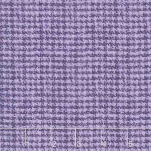 Woolies Flannel - Houndstooth Purple Yardage