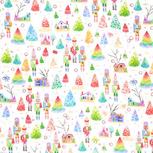 Wonderland - Nutcrackers Snow Yardage