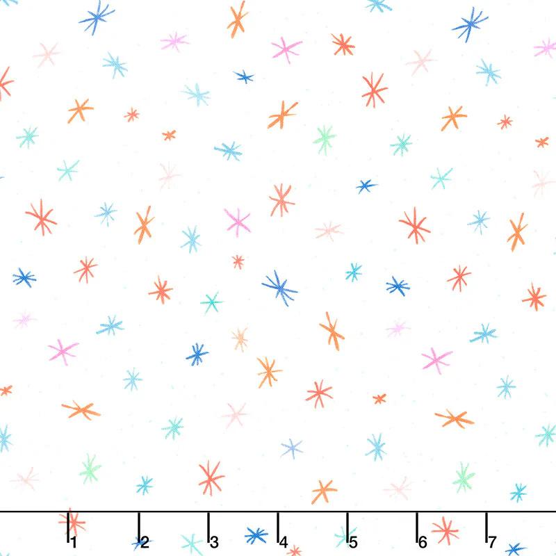 Wonderland - Winter Sky White Yardage