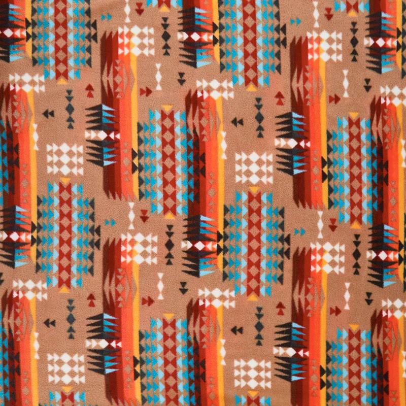Winterfleece Prints - Mountain Pass Tan Yardage