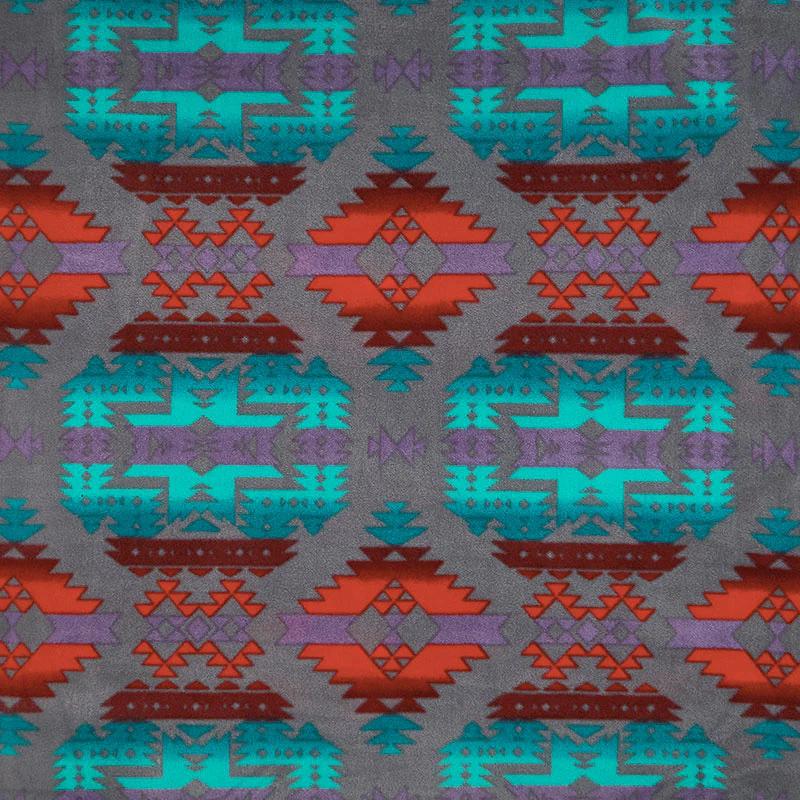 Winterfleece Prints - Canyon Charcoal Yardage