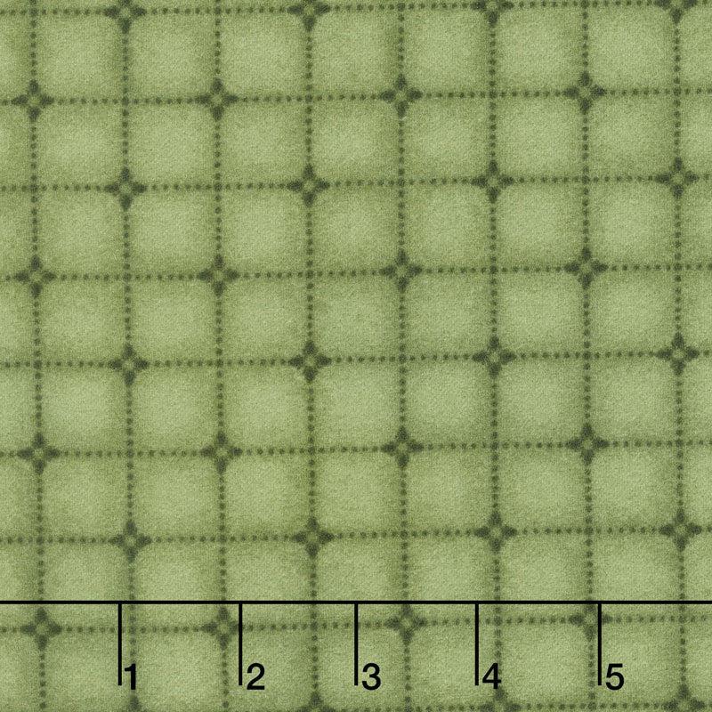 Woolies Heritage Flannel - Shirting Plaid Green Yardage