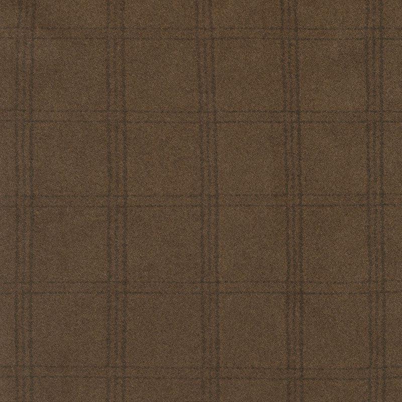 Woolies Flannel - Tartan Grid Brown Yardage