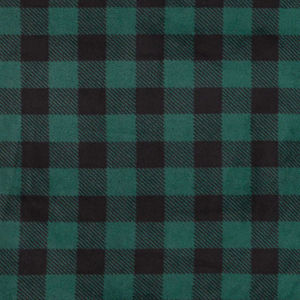 Winterfleece Prints - Buffalo Plaid Hunter Yardage