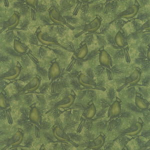 Winterberry - Wintersong Bird Forest Yardage