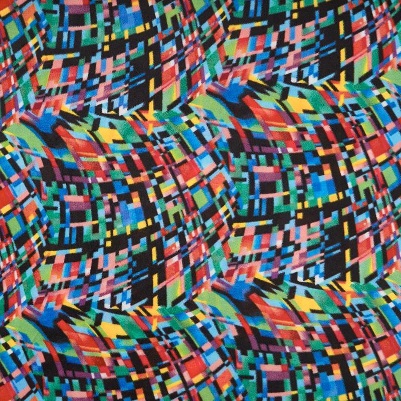 Winterfleece Prints - Rainbow Plaid Yardage