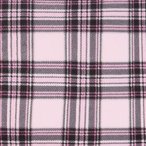 Winterfleece Prints - Stewart Plaid Light Pink Yardage