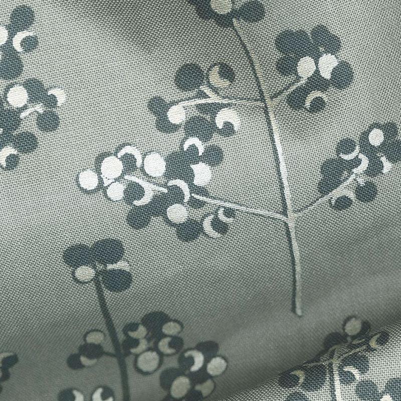 Winter Shimmer 2 - Berries Branches Spruce Pearlized Yardage