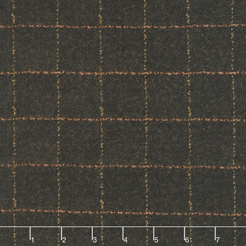 Woolies Flannel - Brown Squares Flannel Yardage