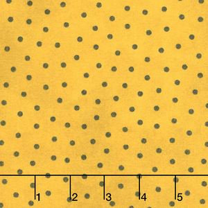 Woolies Flannel - Polka Dots Yellow Yardage