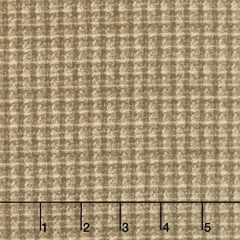 Woolies Flannel - Brown Check Flannel Yardage