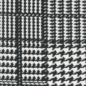 Winterfleece Prints Plaids and Checks - Houndstooth Plaid Ivory Yardage