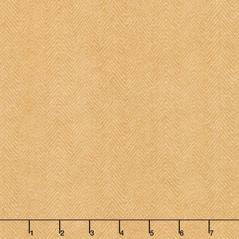 Woolies Flannel - Golden Herringbone Yardage